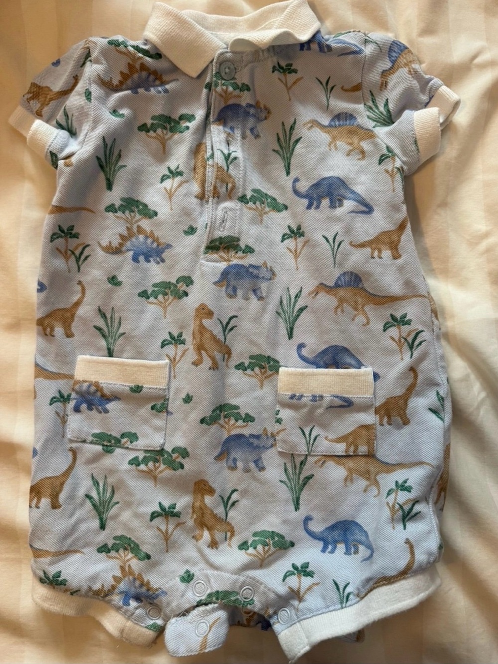Janie and Jack Dinosaur Romper